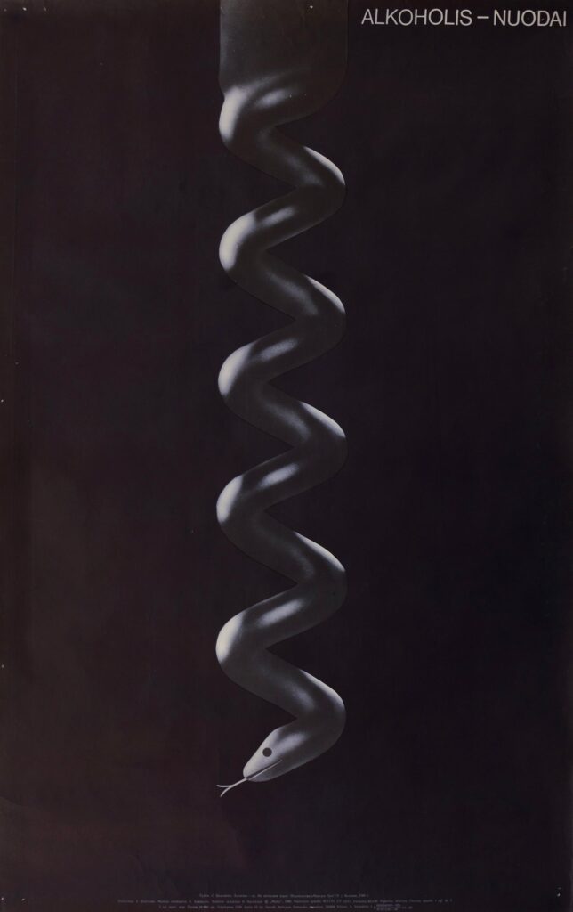 Soviet Socialist Lithuanian Poster Graphic Design 70s 80s